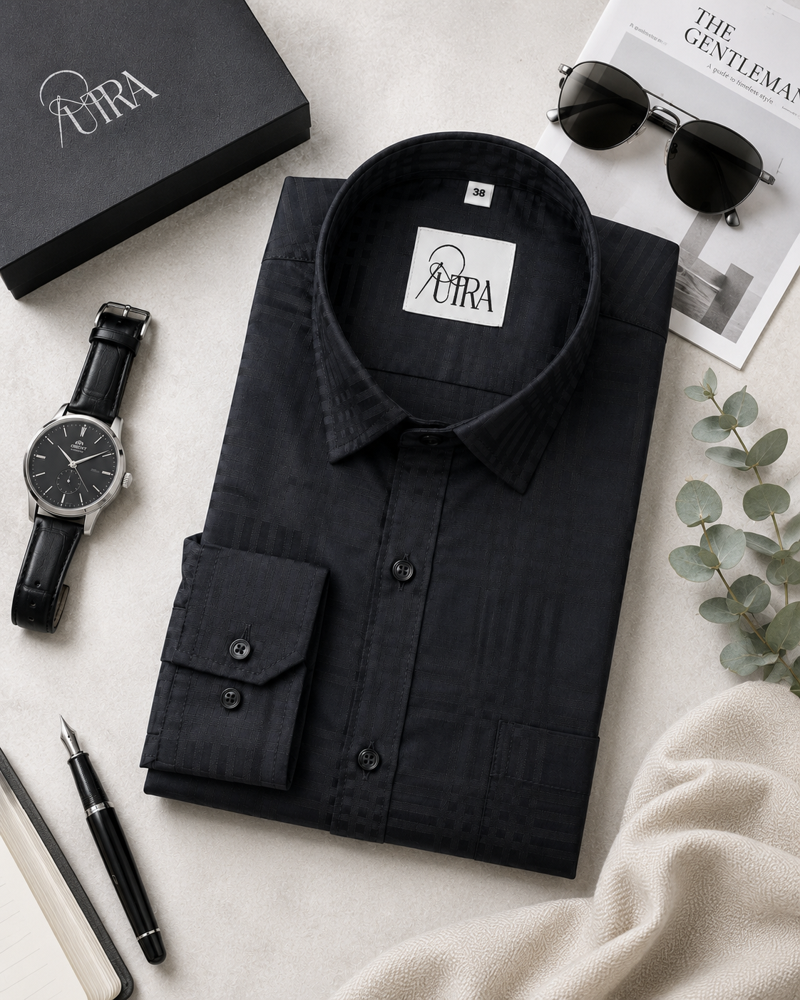 Premium Matte Black Lycra Shirt