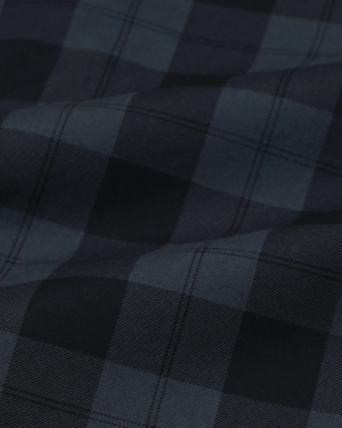 Men black and grey checked shirt