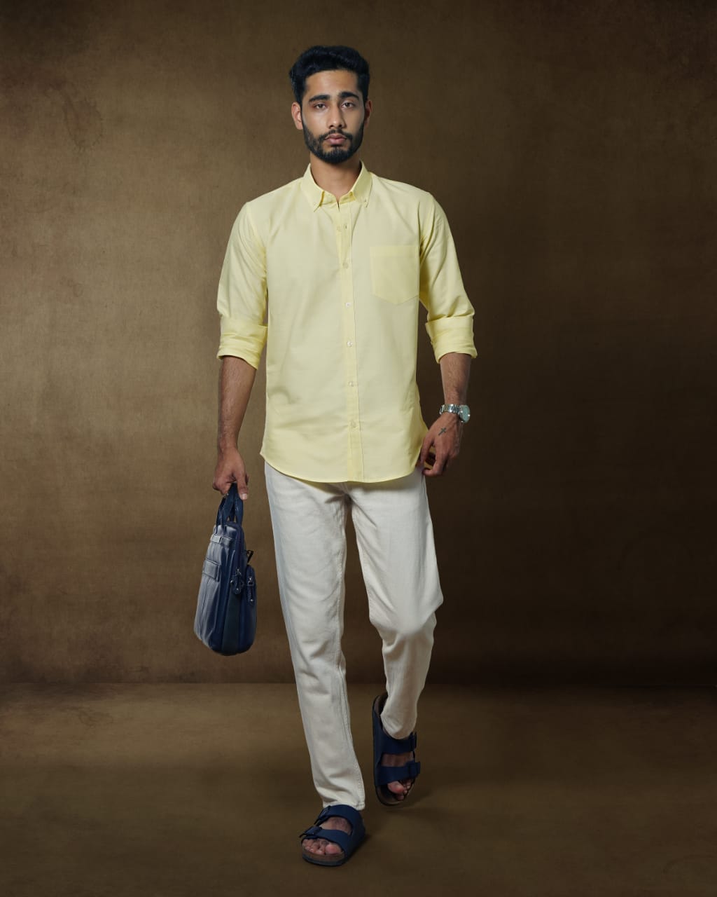 Lemon Yellow Oxford Shirt