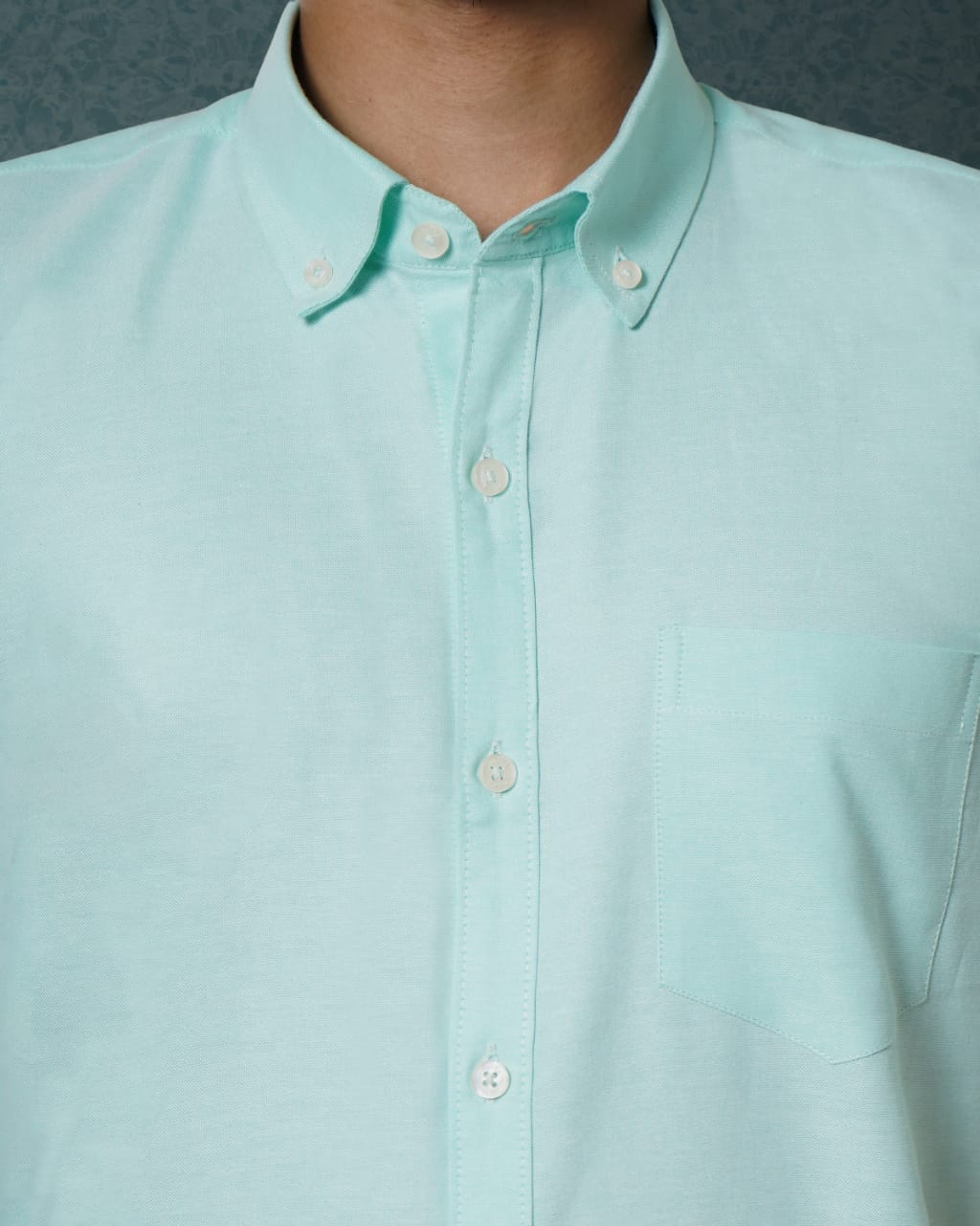 Mint Green Oxford Shirt