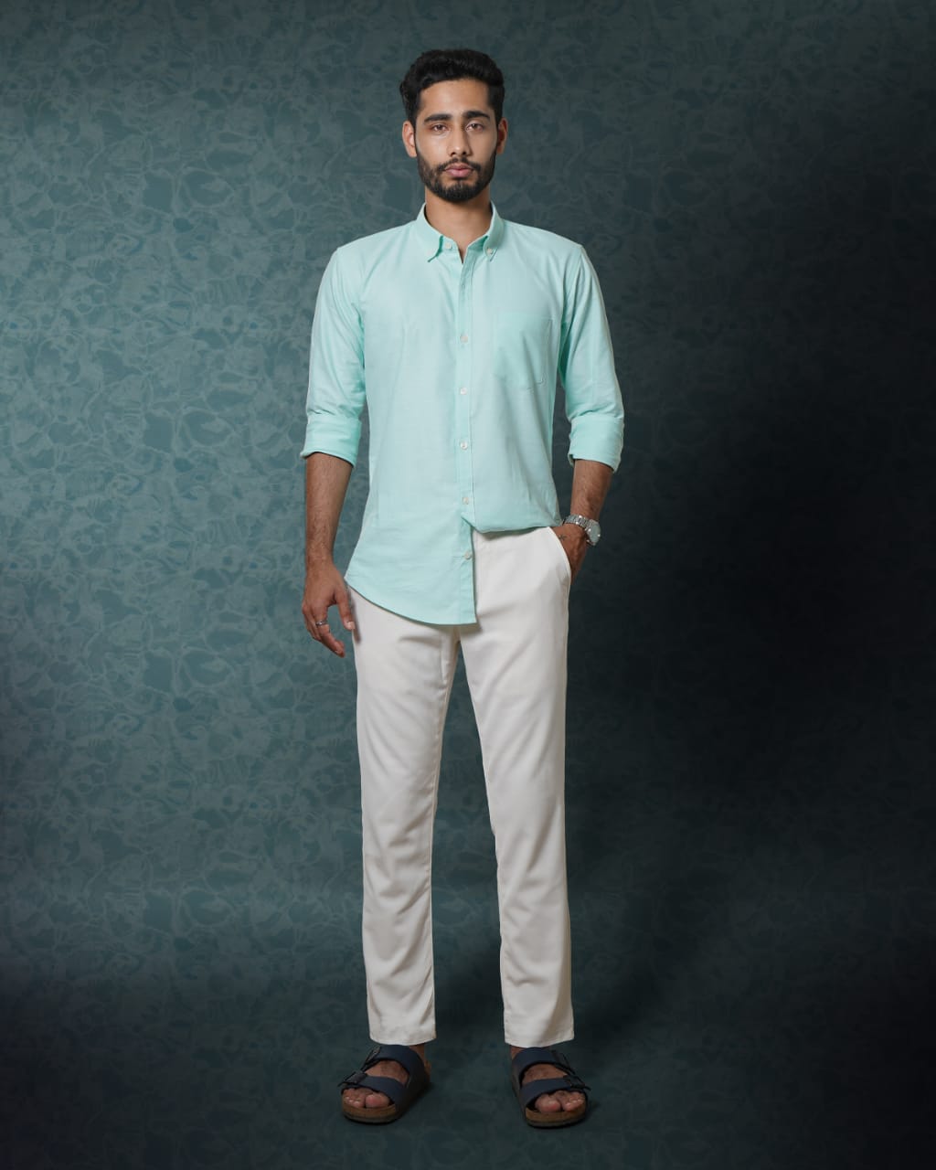 Mint Green Oxford Shirt