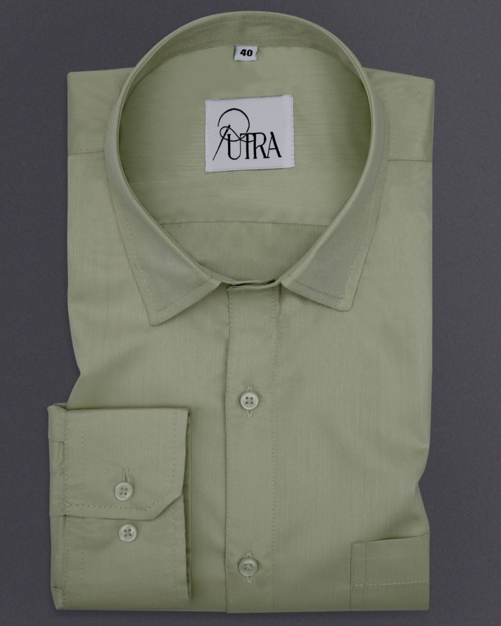 Men&#39;s Sophisticated Pista Polyester Cotton Solid Shirt