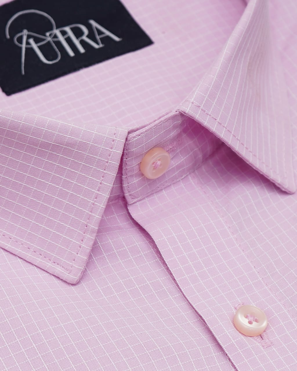 Premium Pink Checkered 100% Cotton Shirt