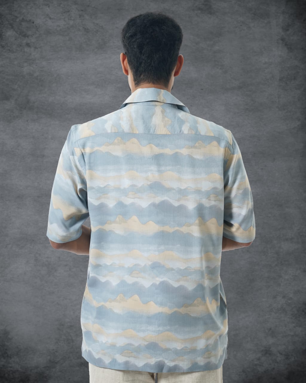 Cloudy Horizon Shirt in Yellow