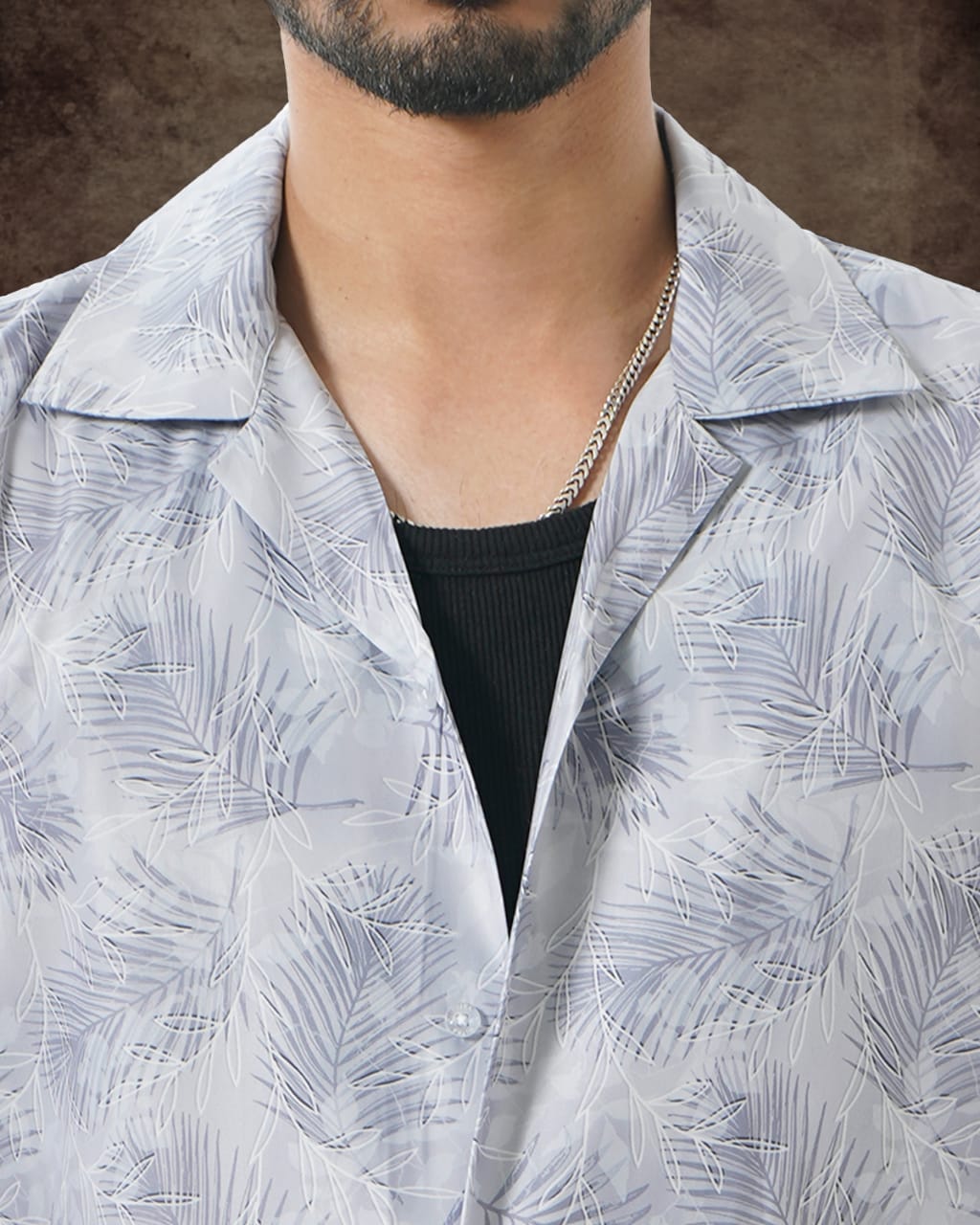 Palm Leaf Casual Shirt