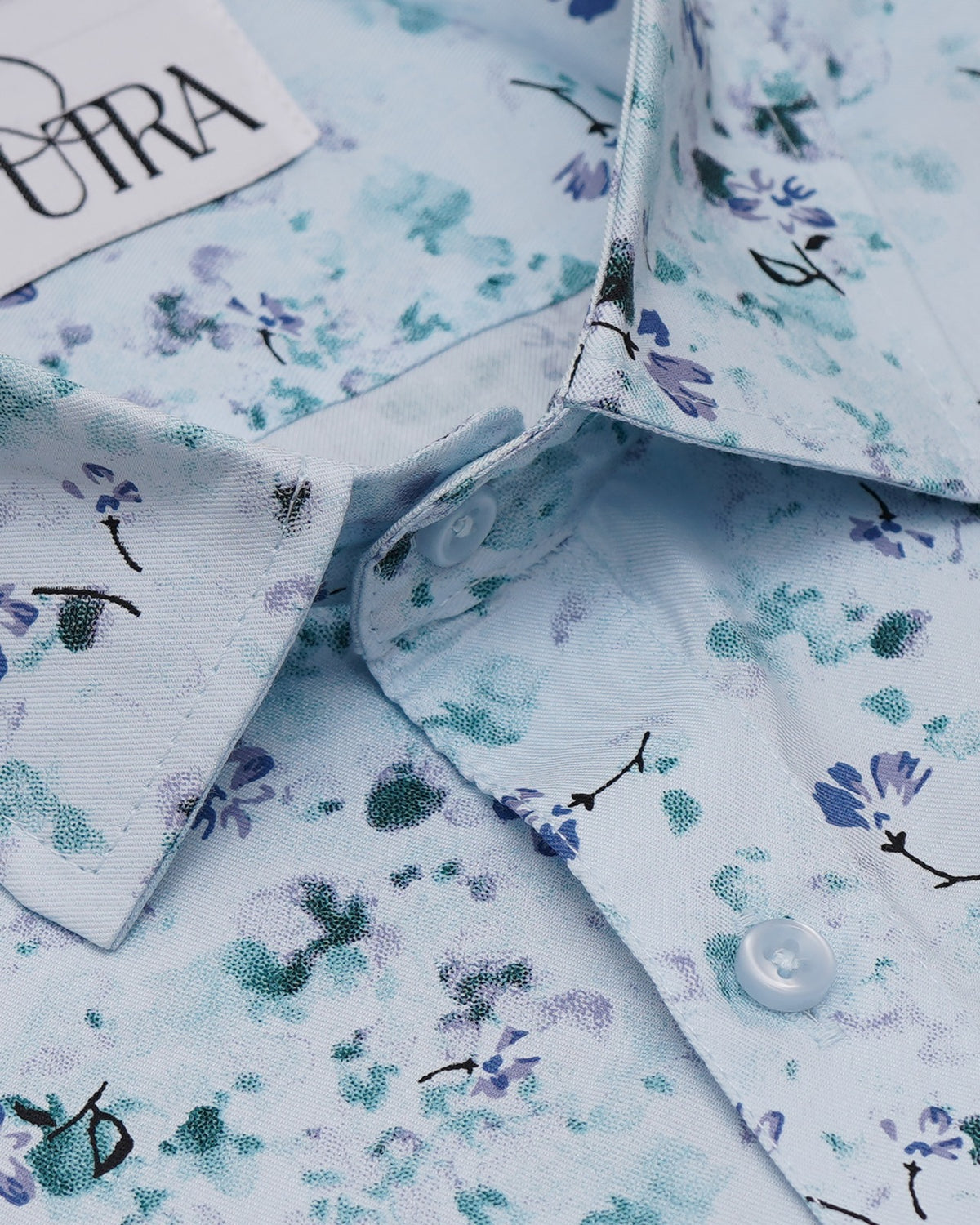 Men Premium Floral-Printed 100% Cotton Shirt