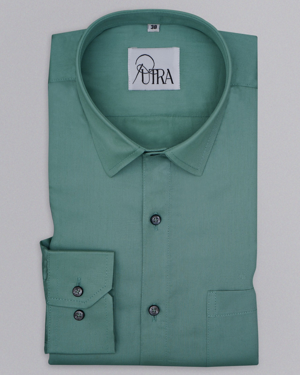 Sage Green Premium Solid Lycra Shirt