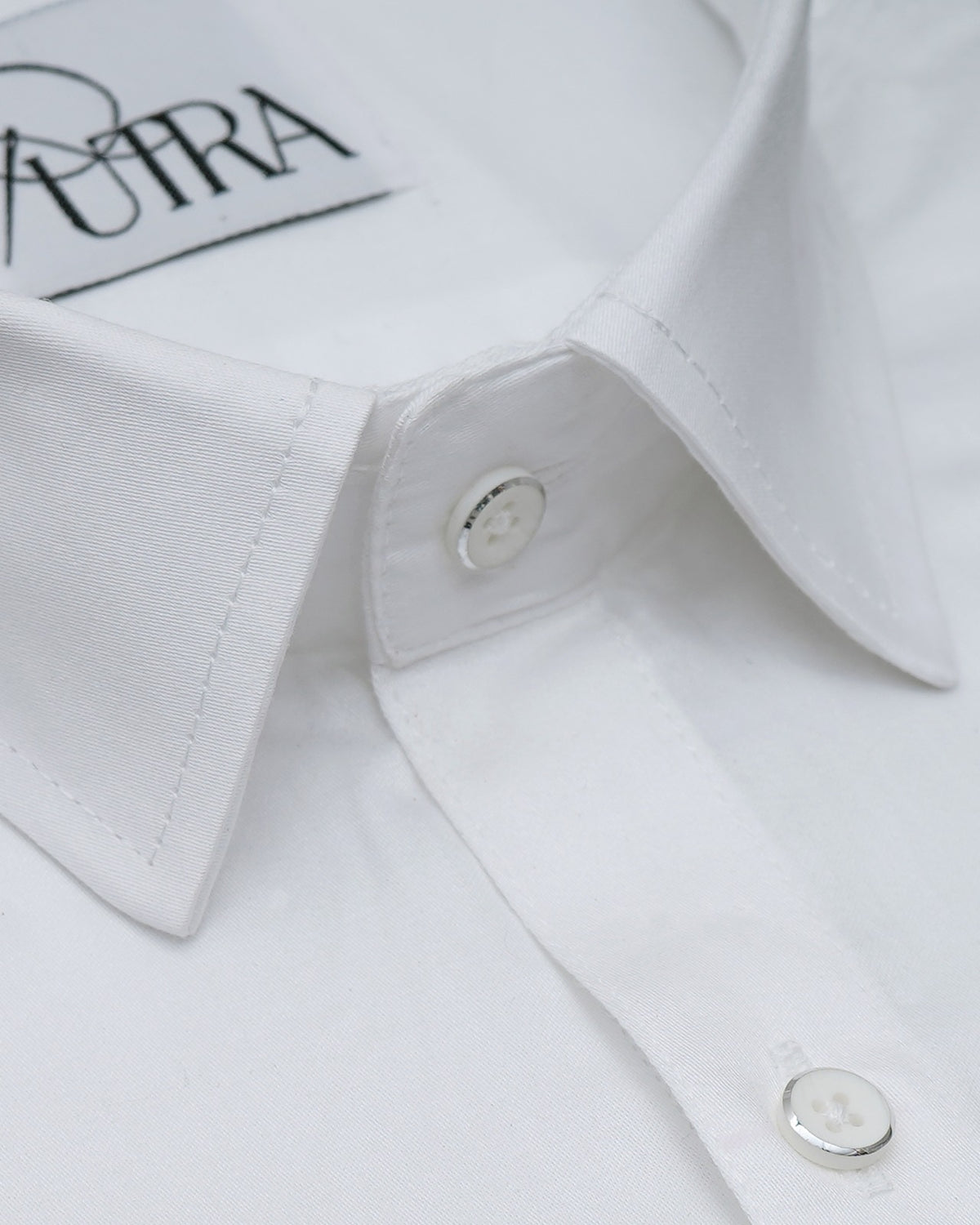 Premium White Solid Lycra Shirt