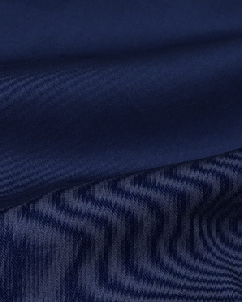 Men&#39;s Royal Blue Polyester Cotton Solid Shirt