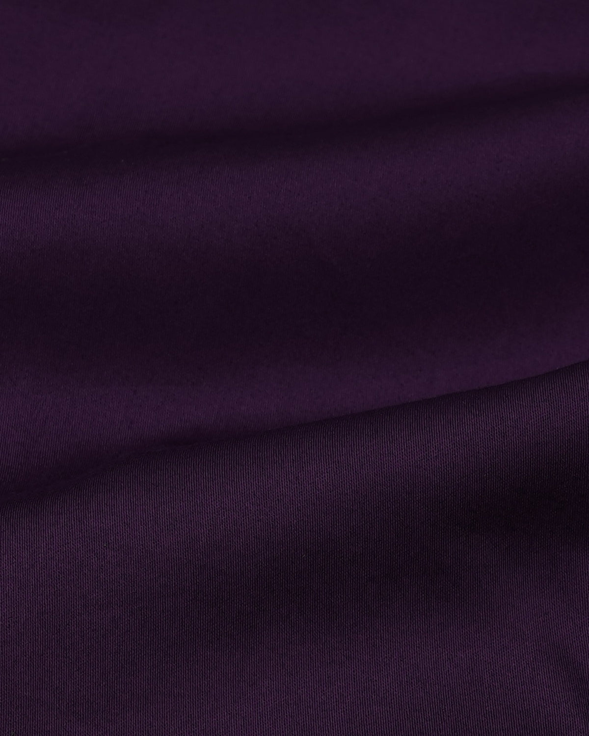 Men&#39;s Deep Purple Elegance Cotton Satin Shirt