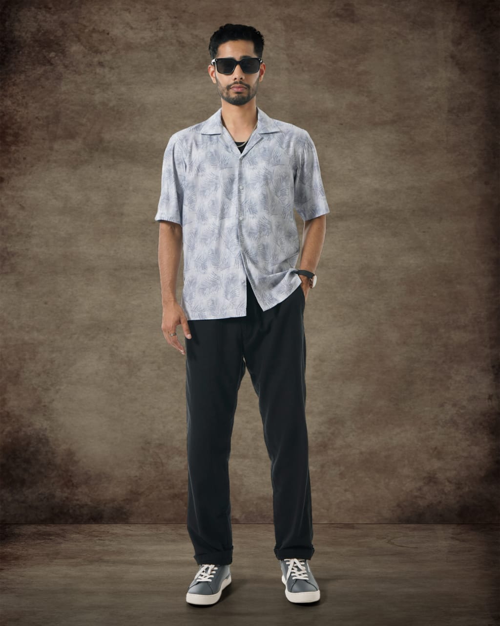 Palm Leaf Casual Shirt